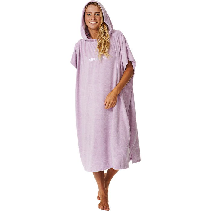 2023 Rip Curl Womens Classic Surf Hooded Towel Changing Robe Poncho 00ZWTO Wetsuit Outlet